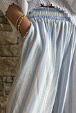 Mallow Stripe Wide Leg Pant Baby Blue /40=